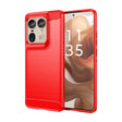 For Motorola Edge 50 Ultra Carbon Fiber Brushed Texture TPU Phone Case(Red) - free shipping - PMC TechLife - Order now!