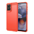 For Motorola Moto G55 5G Carbon Fiber Brushed Texture TPU Phone Case(Red) - free shipping - PMC TechLife - Order now!