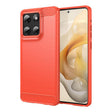 For Motorola Moto G Stylus 5G 2025 Carbon Fiber Brushed Texture TPU Phone Case(Red) - free shipping - PMC TechLife - Order now!