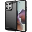 For Motorola Moto G56 5G Carbon Fiber Brushed Texture TPU Phone Case(Black) - free shipping - PMC TechLife - Order now!