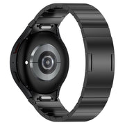 For Samsung Galaxy Watch6/6 Classic/5/5 Pro Button Style One-bead Metal Watch Band(Black)