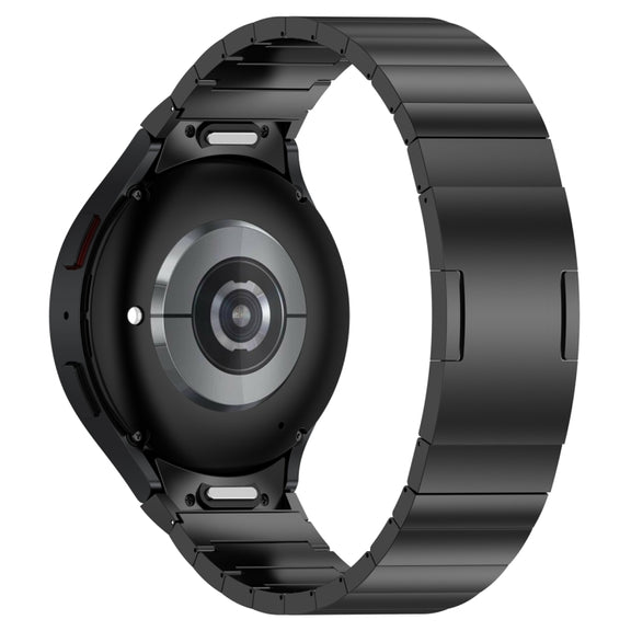 For Samsung Galaxy Watch6/6 Classic/5/5 Pro Button Style One-bead Metal Watch Band(Black)