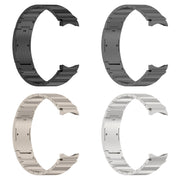 For Samsung Galaxy Watch6/6 Classic/5/5 Pro Button Style One-bead Metal Watch Band(Grey)