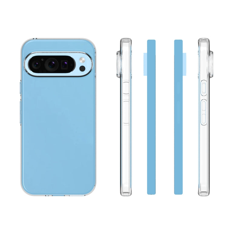 For Google Pixel 9 Water-resistant Texture TPU Phone Case(Transparent)