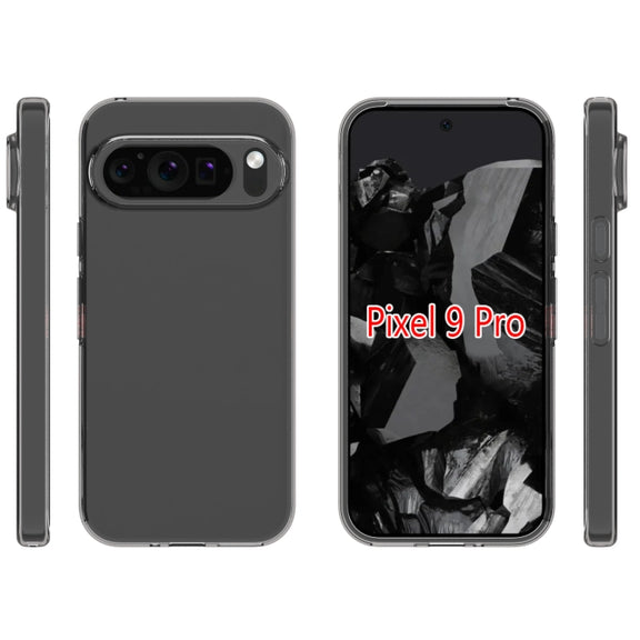 For Google Pixel 9 Pro Water-resistant Texture TPU Phone Case(Transparent)