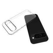 For Google Pixel 9 Pro Water-resistant Texture TPU Phone Case(Transparent)