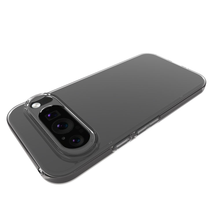 For Google Pixel 9 Pro Water-resistant Texture TPU Phone Case(Transparent)