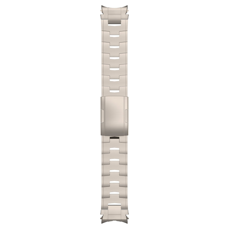 For Samsung Galaxy Watch6/6 Classic/5/5 Pro Button Style Titanium Steel Metal Watch Band(Silver)