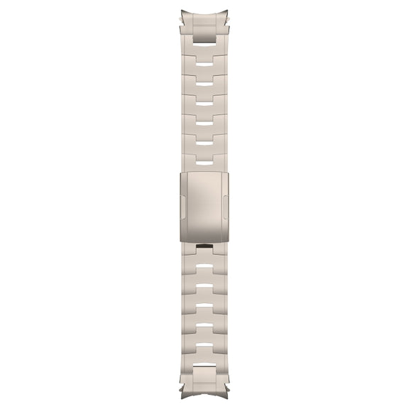 For Samsung Galaxy Watch6/6 Classic/5/5 Pro Button Style Titanium Steel Metal Watch Band(Silver)