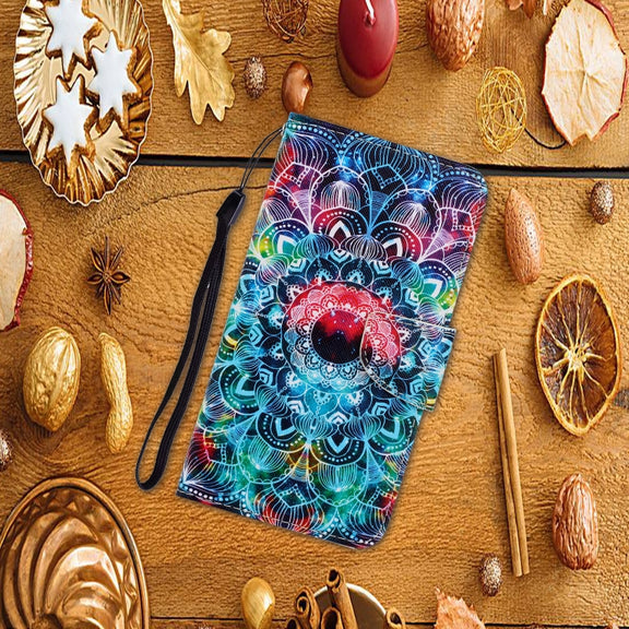For Xiaomi Redmi Note 13 Pro 5G Colored Drawing Pattern Leather Phone Case(Mandala)