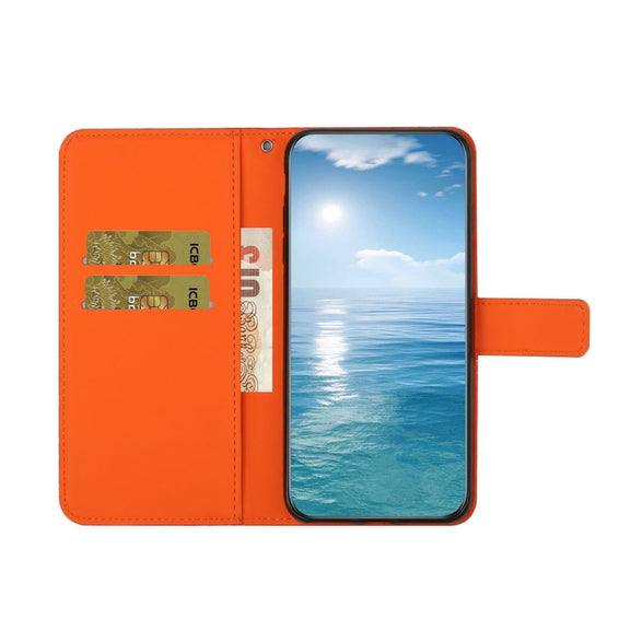For Google Pixel 9 Pro XL Ethnic Style Embossed Pattern Leather Phone Case(Orange)