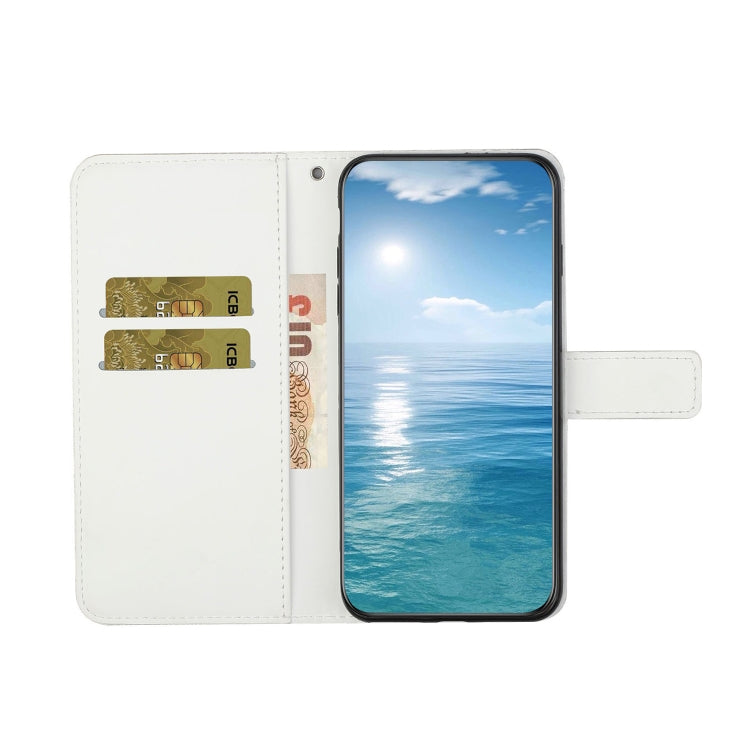 For Google Pixel 9 Pro XL Ethnic Style Embossed Pattern Leather Phone Case(White)