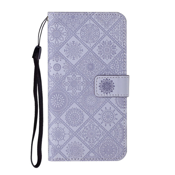 For Google Pixel 9 / 9 Pro Ethnic Style Embossed Pattern Leather Phone Case(Purple)