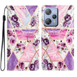 For Blackview A53 Pro Colored Drawing Leather Phone Case(Purple Marble) - More Brand by PMC TechLife | Online Shopping South Africa | PMC TechLife | Buy Now Pay Later Mobicred