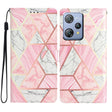 For Blackview A53 Pro Colored Drawing Leather Phone Case(Pink Marble) - More Brand by PMC TechLife | Online Shopping South Africa | PMC TechLife | Buy Now Pay Later Mobicred