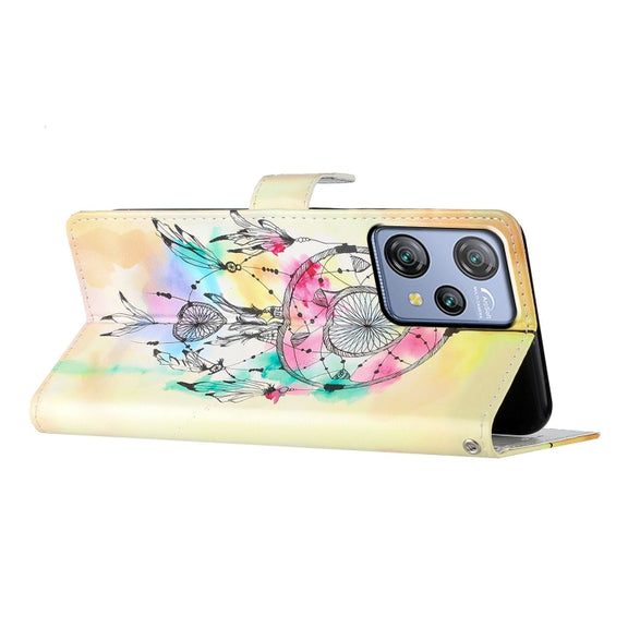 For Blackview A53 Pro Colored Drawing Leather Phone Case(Dream Catcher)