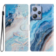 For Blackview A53 Pro Colored Drawing Leather Phone Case(Blue Marble) - More Brand by PMC TechLife | Online Shopping South Africa | PMC TechLife | Buy Now Pay Later Mobicred