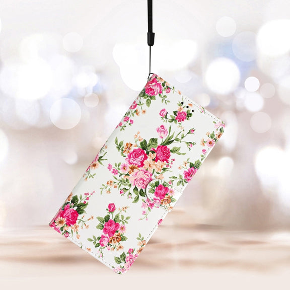 For Blackview A55 Pro Colored Drawing Leather Phone Case(Peonies)