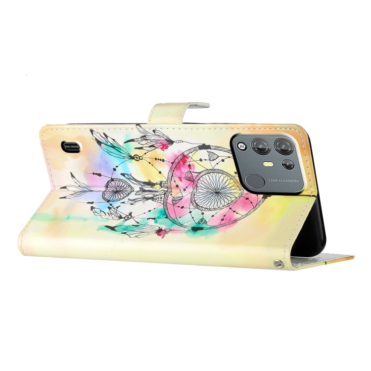 For Blackview A55 Pro Colored Drawing Leather Phone Case(Dream Catcher)