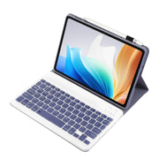 For OnePlus Pad Go / OPPO Pad Air2 / Neo OP14 TPU Ultra-thin Detachable Bluetooth Keyboard Leather Case(Purple)