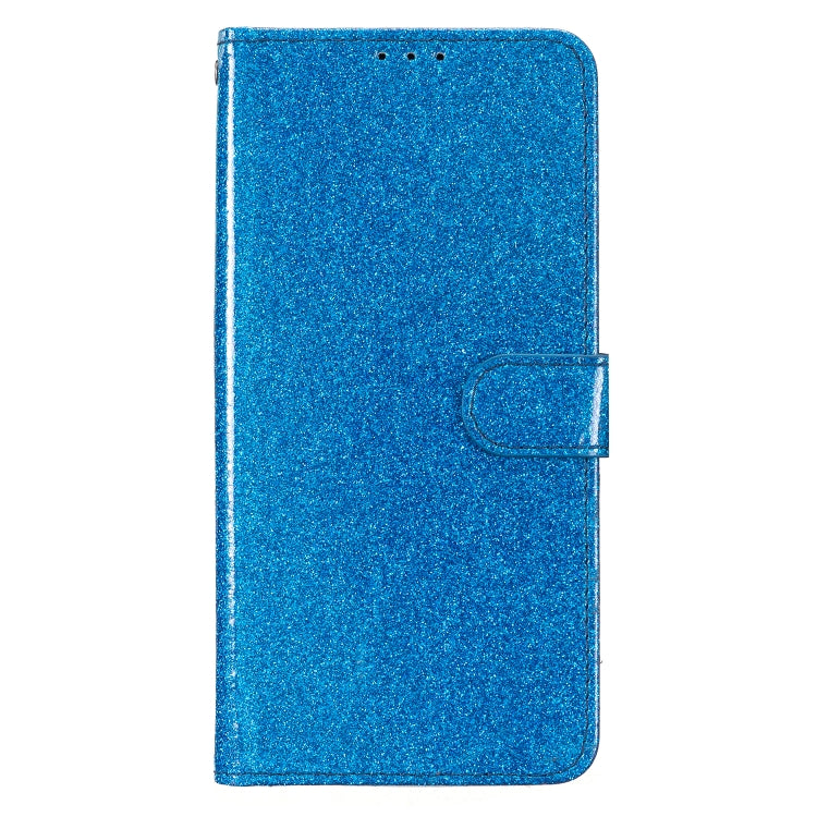 For Blackview A53 Pro Glitter Powder Flip Leather Phone Case(Blue)