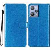 For Blackview A53 Pro Glitter Powder Flip Leather Phone Case(Blue)