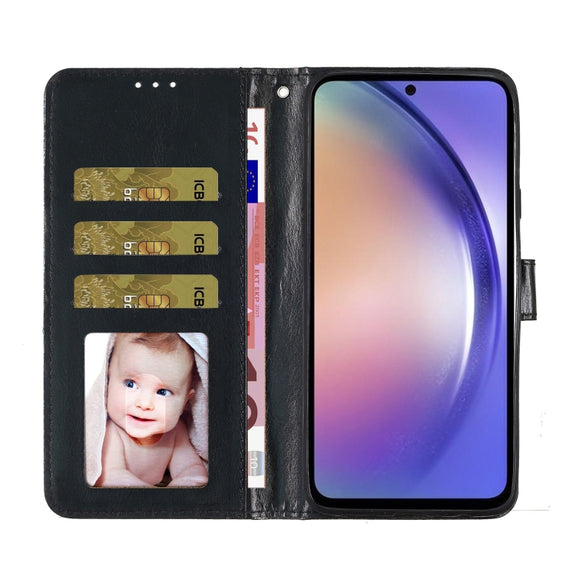 For Blackview A55 Pro Glitter Powder Flip Leather Phone Case(Black)