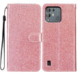 For Blackview A55 Pro Glitter Powder Flip Leather Phone Case(Rose Gold) - More Brand by PMC TechLife | Online Shopping South Africa | PMC TechLife