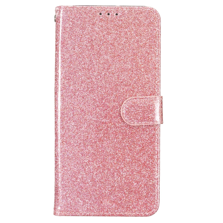 For Blackview A55 Pro Glitter Powder Flip Leather Phone Case(Rose Gold)