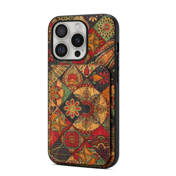 For iPhone 16 Pro Dual Card Slot Holder Phone Case(Autumn Yellow)