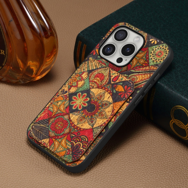 For iPhone 16 Pro Max Dual Card Slot Holder Phone Case(Autumn Yellow)
