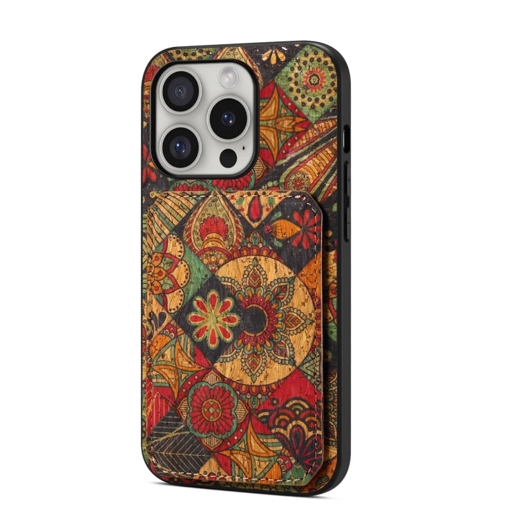For iPhone 16 Pro Max Dual Card Slot Holder Phone Case(Autumn Yellow)