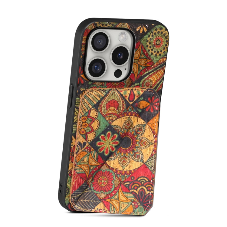 For iPhone 16 Pro Max Dual Card Slot Holder Phone Case(Autumn Yellow)