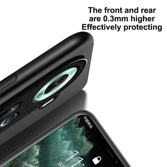 For OPPO Reno11 5G Global Classic Tilt Strip Grain Magnetic PC Hybrid TPU Phone Case(Blue)
