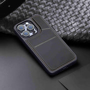 For iPhone 15 Pro Max DUX DUCIS Rafi II Series MagSafe Magnetic Holder RFID Phone Case(Black)