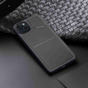 For iPhone 14 / 13 DUX DUCIS Rafi II Series MagSafe Magnetic Holder RFID Phone Case(Black)