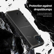 For iPhone 14 / 13 DUX DUCIS Rafi II Series MagSafe Magnetic Holder RFID Phone Case(Black)