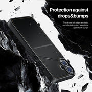 For iPhone 16 DUX DUCIS Rafi II Series MagSafe Magnetic Holder RFID Phone Case(Black)