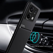 For Xiaomi Redmi Note 13 Pro+ 5G Classic Tilt Strip Grain Magnetic Shockproof PC + TPU Phone Case(Green)