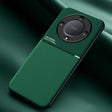 For Honor X9a Classic Tilt Strip Grain Magnetic Shockproof PC + TPU Phone Case(Green) - Honor Cases by PMC TechLife | Online Shopping South Africa | PMC TechLife