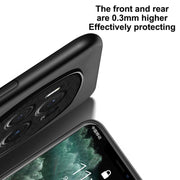 For Honor Magic6 Pro Classic Tilt Strip Grain Magnetic PC Hybrid TPU Phone Case(Blue)