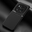 For Honor Magic6 Pro Classic Tilt Strip Grain Magnetic PC Hybrid TPU Phone Case(Black) - free shipping - PMC Jewellery - Order now!