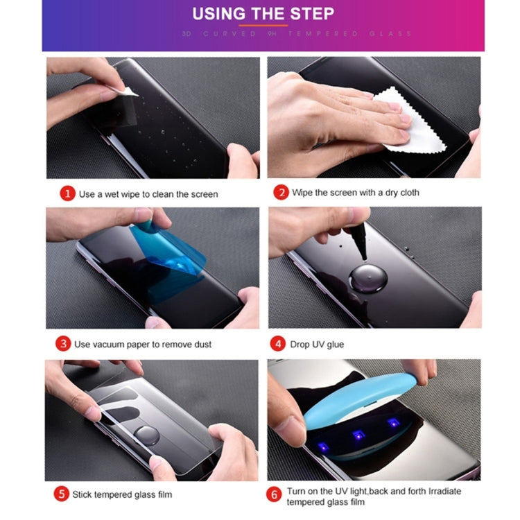 UV Liquid Curved Full Glue Screen Protector For OPPO Reno10 Pro 5G