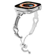 For Apple Watch 42mm Twist Metal Bracelet Chain Watch Band(Silver) - Watch Bands by PMC TechLife | Online Shopping South Africa | PMC TechLife