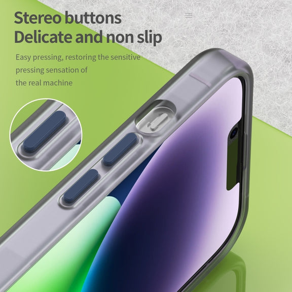 For iPhone 16 Plus MagSafe Frosted Translucent TPU + PC Full Coverage Phone Case(Dark Blue)