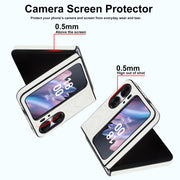 For OPPO Find N2 Flip V-shaped Folding Phone Case(White)