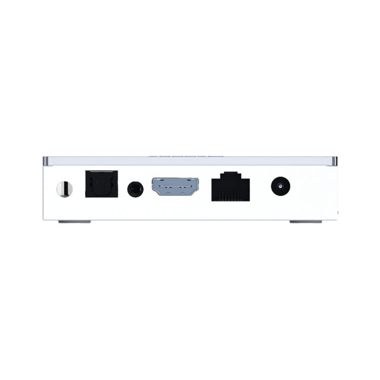 MECOOL KM2 Plus Android 11 Dual-band WiFi Smart Voice TV Box 4GB+32GB, UK Plug(White)
