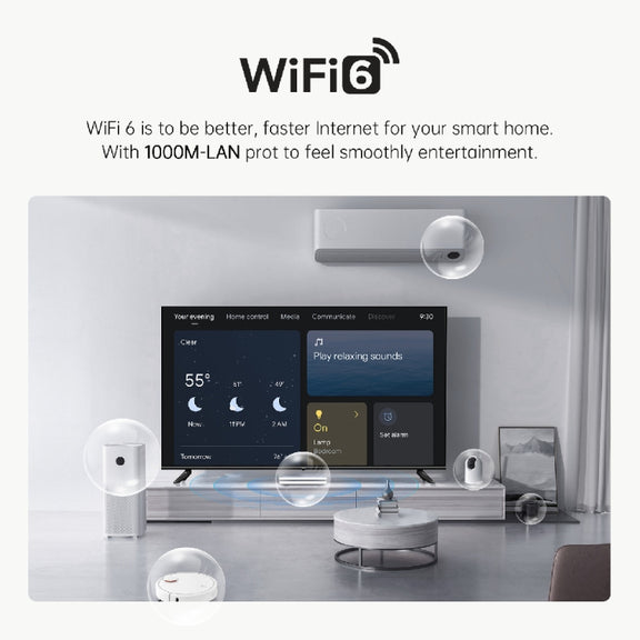 MECOOL KM2 Plus Android 11 Dual-band WiFi Smart Voice TV Box 4GB+32GB, EU Plug(White)