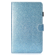 For Lenovo Tab P12 2023 / TB370FU Varnish Glitter Powder Smart Leather Tablet Case(Blue)