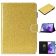For Lenovo Tab P12 2023 / TB370FU Varnish Glitter Powder Smart Leather Tablet Case(Yellow) - Lenovo by PMC TechLife | Online Shopping South Africa | PMC TechLife | Buy Now Pay Later Mobicred